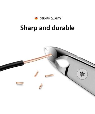 Stainless Steel Nail Clippers Thick and Hard Nail Clippers Professional Tools for Feet Toes (Color : Red) - Buy Online on GoSupps.com