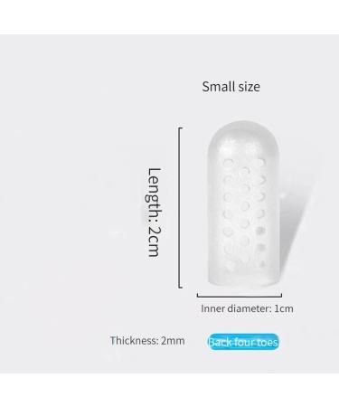 KIASRZN Silicone Anti-Friction Toe Protectors - 10pcs Toe Covers for Ingrown Toenails, Blisters, Calluses - Gel Toe Protector for Foot Pain Relief - Buy Online on GoSupps.com