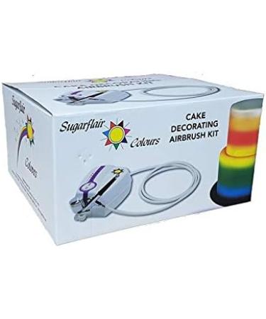 Sugarflair Professional Cake Decorating Airbrush Kit with 12 x Airbrush Colours - Buy Online on GoSupps.com