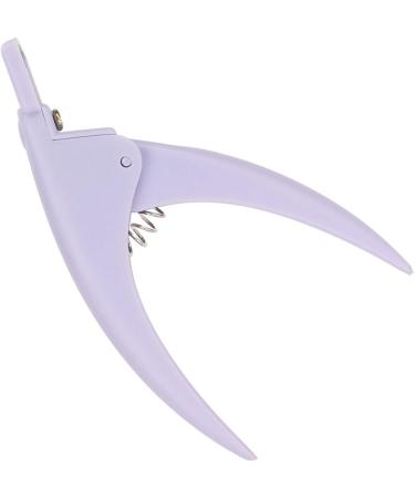 Nail Tip Clipper Acrylic Nail Clipper Ergonomic DIY for Novice for Nail Salon (Purple) - Buy Online on GoSupps.com