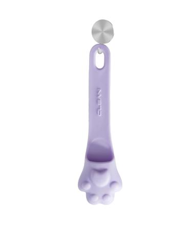 Silicone Facial Scrubber | Comfortable Massager Brush Face Scrubber Cat Paw Shaped Manual Mat Scrubber Pore Cleaner For Nose Face Cheeks Forehead Purple