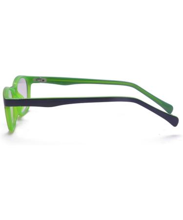 ALWAYSUV Blue Light Blocking Glasses for Kids & Teens - Square Frame Green | Anti Blue Ray Computer & Gaming Eyewear - Buy Online on GoSupps.com