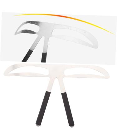 Housoutil 2pcs Eyebrow Makeup Tools Make up Kit Three-point Eyebrow Ruler Set Miss Balance Ruler Eyebrow Shape mediumx2pcs As Shownx2pcs - Buy Online on GoSupps.com