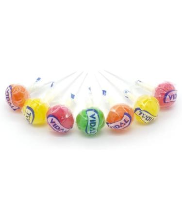 Vidal Tongue Painter Lollipops multi flavour huge taste 10 individaul to Full tubs (Assorted Fruits 100 Individual) Assorted Fruits 100 Individual - Buy Online on GoSupps.com