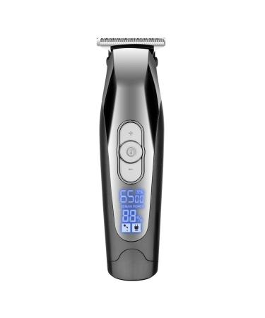 Hair Clippers 2in1 Professional LED Light Display Hair Trimmer Adjustable speeds Hair Clipper Barber Shop Powerful Electric Hair Cutting Black