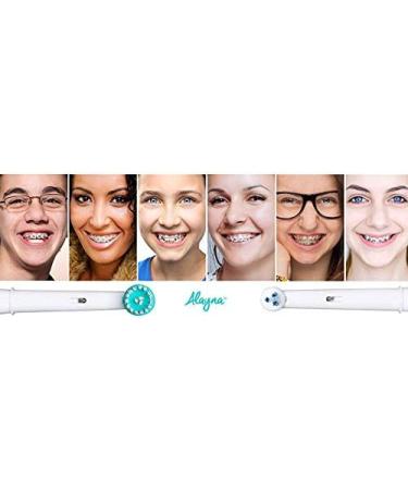 Ortho & Power Tip Bristle Replacement Heads - 20-Pack | For Oral-B Electric Toothbrush | Dupont Bristles | Interproximal Clean & Orthodontic Brushes | Retainers - Buy Online on GoSupps.com