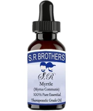 Buy SRBrothers Myrtle Essential Oil 15ml - 100% Pure Therapeutic Oil for Aromatherapy & Wellness | International Shipping Available - Buy Online on GoSupps.com