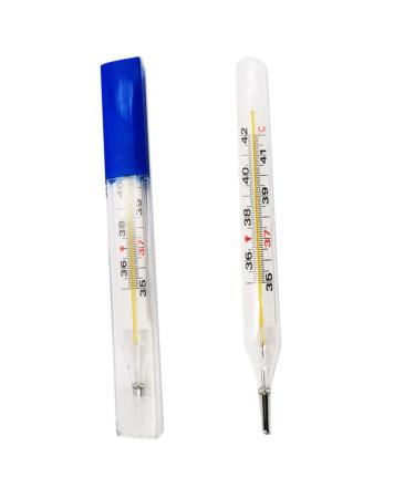 Healeved 2Pcs Glass Oral and Axillary Thermometer Set - Fast and Accurate Reading 94-108 F - Armpit Temperature Monitor - Buy Online on GoSupps.com
