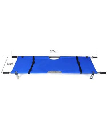 Folding Compact Stretcher Portable Stretcher with Wheels for Emergency Rescue Hospital Clinic Home Sports Venues - Buy Online on GoSupps.com