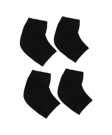 minkissy 2 Pairs Women s Socks Ankle Socks Plantar Sleeve Foot Moisturising Socks Silk Socks Thick Socks Womens Socks Spa Socks Back Foot Sleeve Open Toe Socks Gel Set Heel Miss