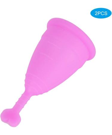 Buy 2 Silicone Menstrual Cups - Leak-Free Reusable & Safe Healthcare Accessories for Women - Buy Online on GoSupps.com