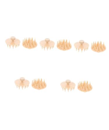 Magiclulu 10 Stk Massagekamm Hair Styling Hair Treatment Nasser dry hair comb Handhampooner Shampoo brush for the scalp hair brush head cleaning brush
