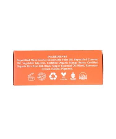 SheaOlein Mango Butter Soap with Rice Bran Oil & Rosemary Extract - 5 oz - Nourishing Natural Skincare - Buy Online on GoSupps.com