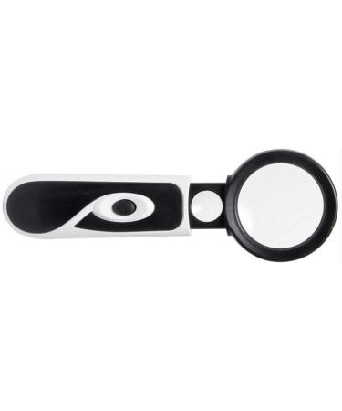 Magnifier with LED Lights - Magnifying Glass with 5X Magnification Diopter - Ideal for Reading Jewelry Watch Repair - Ergonomic Handle for Comfortable Grip - Lightweight Portable