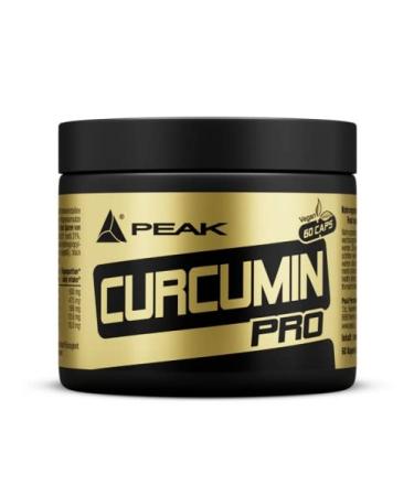 Peak Curcumin Pro - 60 capsules i 30 portions I 500 mg per portion I extract from turmeric i anti -inflammatory i liver support i natural antioxidant i high bioavailability