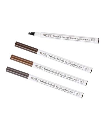 Beavorty 4pcs Eyebrow Pen Eyebrow Pencil Eyebrow Makeup Tool Liquid Makeup Tools 1 count (Pack of 1) As Shown