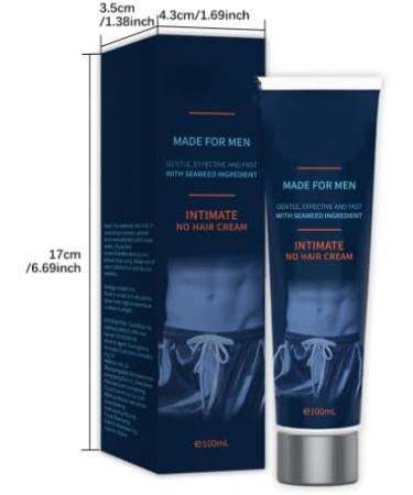 Cr me D pilatoire Homme Cr me pilation Douce pour Corps Poitrine Dos Jambes et Aisselles Formule Non Irritante Peau Lisse et Soin Quotidien 100ml - Buy Online on GoSupps.com