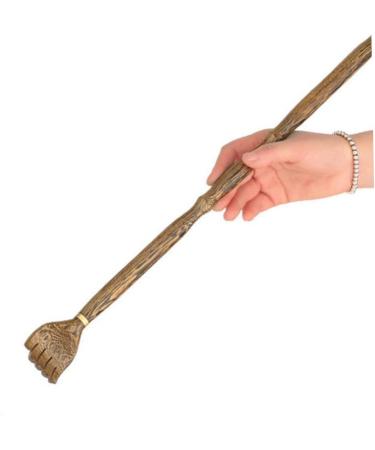 Wooden Back Scratcher | Manual Back Massage Claw | Long Handle Body Scratcher for Ultimate Relief - Buy Online on GoSupps.com