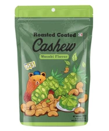 Iyes Roasted Coated Cashew Wasabi Flavor - 3.80 Ounce (Pack of 1)
