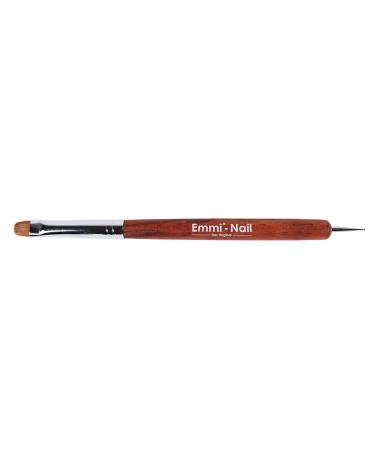 Emmi Nail 2in1 Dotting Tool & Cat Tongue Modeling Brush - Dual-End Nail Art Tool with Real & Art Hair for Creative Designs - Buy Online on GoSupps.com