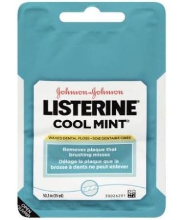 Listerine Cool Mint Dental Floss 55 Yd 1 Count Original - Buy Online on GoSupps.com