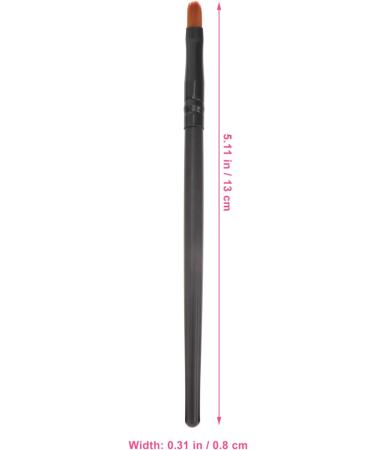 BELLIFFY 10pcs Nose Shadow Brush Travel Blush Brush Cosmetic Brush Eye Makeup Creme Blush Black Wooden Handle - Buy Online on GoSupps.com