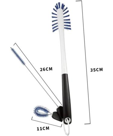 Pretyzoom 2 Sets Cup & Bottle Cleaning Tools - Pacifier & Water Bottle Cleaner Brushes for Effortless Cleaning - Buy Online on GoSupps.com