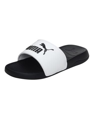PUMA Unisex Baby Popcat 20 Jr Shower and Bath Shoes 37 EU Puma White Puma Black