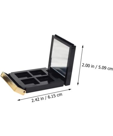 Mipcase 2pcs Eye Shadow Box Highlighters Empty Lipstick Case Eye Shadow Palettes Travel Phnom Penh Filling - Buy Online on GoSupps.com