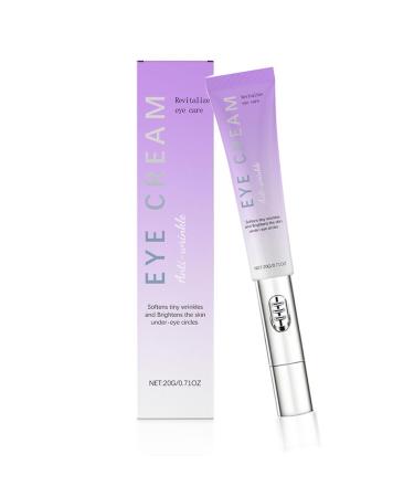futiu Revitalizing Eye Cream With Massage Head - Brightens Firms & Reduces Dark Circles Fine Lines(2pcs)