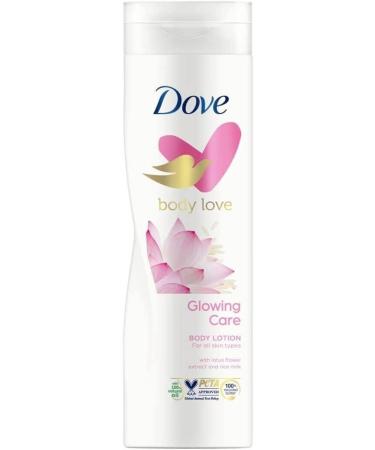 Dove Glowing Body Lotion - Body Moisturiser Women Cream for Dry Skin with Rice Milk & Lotus Flower for Radiant Silky Soft Skin - Body Lotion Moisturiser All Skin Types 3x250 ml + Cheeroo Magnet - Buy Online on GoSupps.com