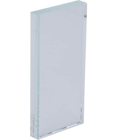 TOPINCN Cosmetic Plate Durable Glass False Eyelash Glue Pallet for Nail Art Paint and Lip Gloss Ideal for Nail Art Artist or Traveling - Buy Online on GoSupps.com