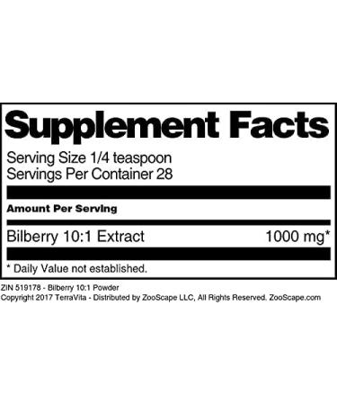 Bilberry 10:1 Powder (1 oz ZIN: 519178) - 3 Pack - Buy Online on GoSupps.com