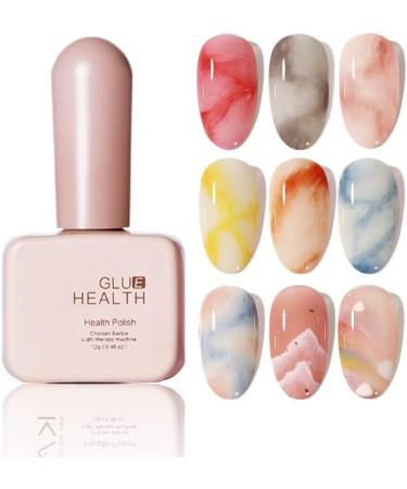 12ML Watercolor Paint Nail Art Blooming Liquid Gel Blossom Gradient Effect Polish Soak Off UV Nail Art Gel Painting Gel Makeup - (Color: 01) - Buy Online on GoSupps.com