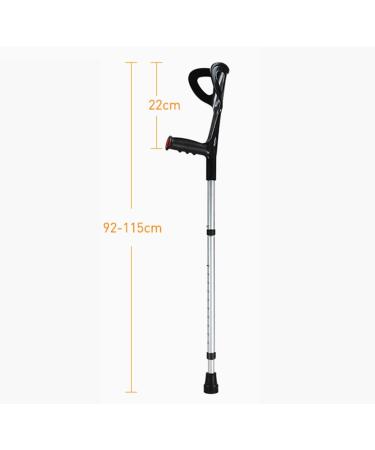 Folding Forearm Adult Crutches Lightweight Medical Aluminum Alloy Arm Cuff Crutch Height Adjustable Ergonomic Design Comfortable on Wrist Surprise Gift - Buy Online on GoSupps.com