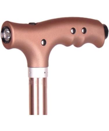 Elderly Cane Support Elderly Walking Stick Sturdy Stretchable Non Slip Lightweight Height Adjustable Adjustable with 3 Foot Spacing and Light Brown Crutch Practical Independence - Buy Online on GoSupps.com