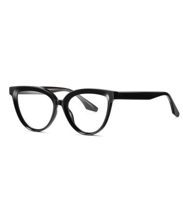 Dollger blue light filter glasses women TR90 cat eye frame blue filter glasses men without prescription UV protection anti dizzy