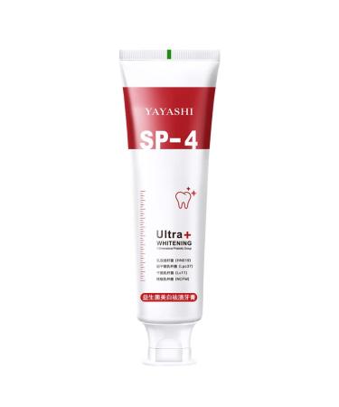 Yayashi SP-4 toothpaste all smiles brightening & stain removal toothpaste tooth-up-to-lighter toothpaste natural fresh breath (blush)