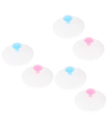 Beavorty 6 Stk Shampoo brush cleaning brush hairbrush scalp shower brush cleaning shampoo brush hand massage device children's shampoo massage brush for the scalp gently shower head