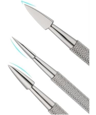 Stainless Steel Nail & Cuticle Care: Precision Toolsfor At-Home Manicures & Pedicures-Expert Silver - Buy Online on GoSupps.com