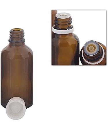Kosmetex 50ml Braunglas Flasche mit Tropfer DIN 18 Gewinde - Tropfflasche f r Pr parate und Tropfen - Versand International - Buy Online on GoSupps.com
