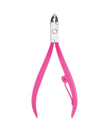 Andlane Cuticle Trimmer and Pusher - Professional Stainless Steel Nippers - Manicure/Pedicure Tool (Pink) - Buy Online on GoSupps.com