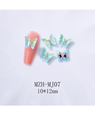 3D Nail Art Rhinestone Crystal AB Butterfly Charms Sparkle Nail Decoration Jewerlry Hand Craft DIY Accessories (MJ07) - Buy Online on GoSupps.com