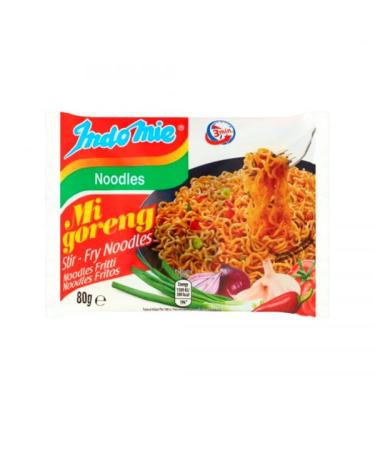 Indomie Mi Goreng Stir-Fry Noodles - Original Flavor 80g (Pack of 10) | Authentic Indonesian Instant Noodles | Versatile Meal Option | Ready in 3 Minutes - Buy Online on GoSupps.com