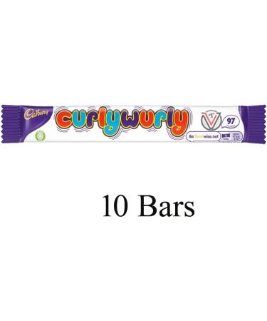 10 x VIMIX Curly Wurly Chocolate Bar 21.5g - Buy Online on GoSupps.com