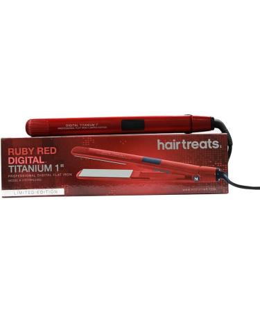 Hair Treats RUBY RED Digital Mirror Titanium 1" 450F - Limited Edition - Buy Online on GoSupps.com