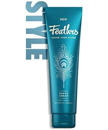 Feathrs Vegan Sensitive Shave Cream for Intimate Areas - 150ml (Pack of 1) - Buy Online on GoSupps.com