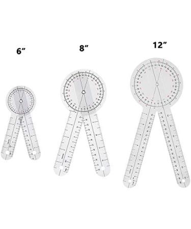 Daweglop 3 Piece Occupational Therapy Carrier 6/8/12 Inch Universal Measuring Angle Ruler - Buy Online on GoSupps.com
