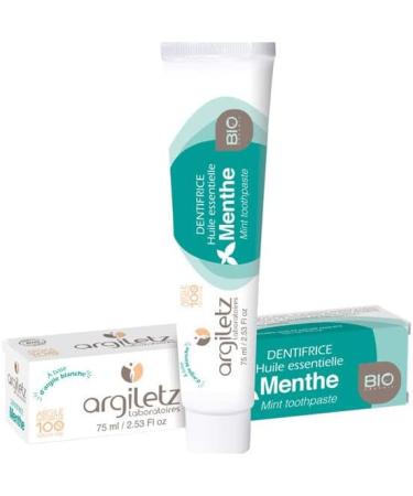 ARGILETZ - Clay Mint Toothpaste 75ml - Pack of 2 - Buy Online on GoSupps.com