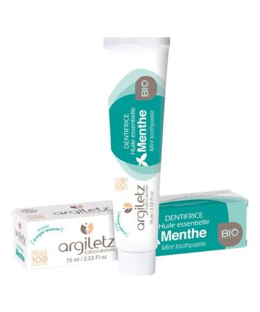 ARGILETZ - Clay Mint Toothpaste 75ml - Pack of 2